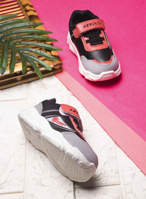 AEROKICK Boys & Girls Velcro Walking Shoes(Multicolor, 3-3.5 YRS)
