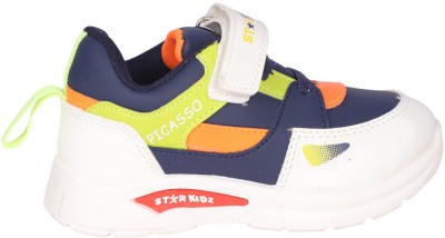 Star Kidz Boys & Girls Velcro Sneakers(Dark Blue, 15 - 20 Months)