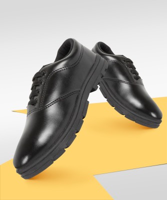 School Bird Boys Lace Casual Shoes(Black)
