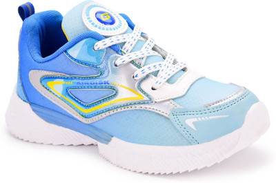 G&D Boys & Girls Lace Running Shoes(Blue, 11-12 Years)