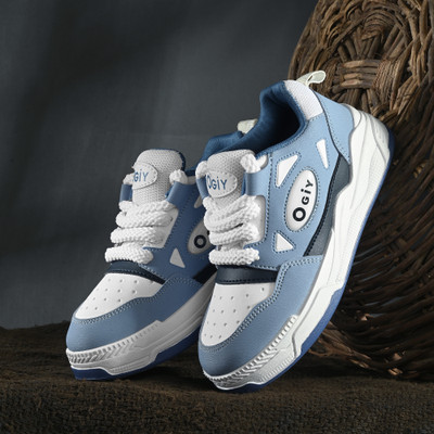 Birde Boys & Girls Lace Sneakers(Blue, 8.5-9 YEARS)