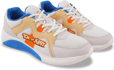 CAMPUS Boys & Girls Lace Running Shoes(White, 10 - 11 Years)