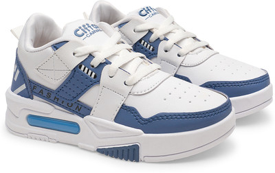 DURUKY Boys & Girls Lace Sneakers(Light Blue, 11-12 Years)