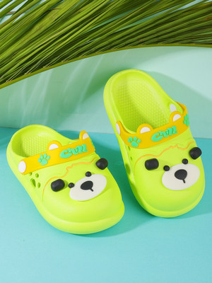 PASSION PETALS Boys & Girls Slip on Clogs(Green, 2-2.5)