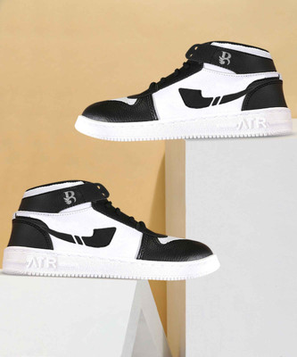 Birde Boys Lace Sneakers(White, 7.5-8 YEARS)