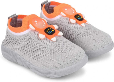 AXROW Transformers Boys & Girls Slip on Sneakers(Grey, 9 MONTHS - 12 MONTHS)