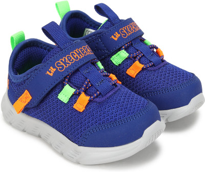 Skechers Boys Velcro Sneakers(Blue, 11 to 12 yrs)