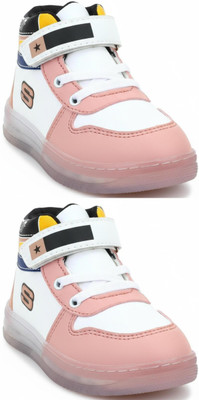 SELCAN Boys & Girls Velcro Sneakers(Grey, 5 - 5.5 Years)