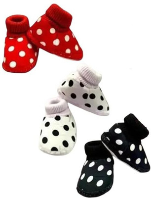 Bullcraft Boys & Girls Slip on Casual Boots(Multicolor, 3-6 Month)