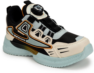 G&D Boys & Girls Slip on Walking Shoes(Black, 11-12 Years)