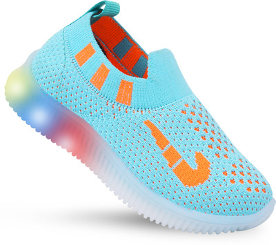 Cafone Footwear Boys & Girls Slip on Dancing Shoes(Light Blue, 2.5-3 YEARS)