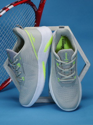 asian Boys Lace Running Shoes(Grey, 10-11 Years)