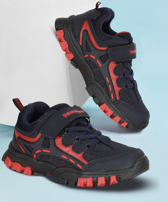 Bubblegummers Boys Velcro Sneakers(Dark Blue, 16 Years & Above)