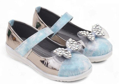 HAPPU COLLECTION Girls Velcro Ballerinas(Multicolor, 6 Years)
