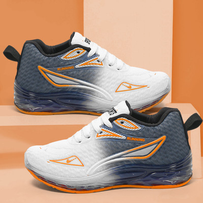 LR Comfort Choice Boys Lace Running Shoes(Orange, 4.5-5 Years)