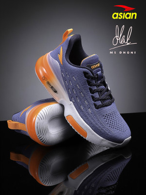 asian Boys Lace Running Shoes(Blue, 9-10 Years)