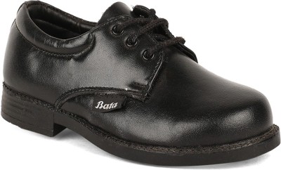 Bata Boys & Girls Lace Sneakers(Black)