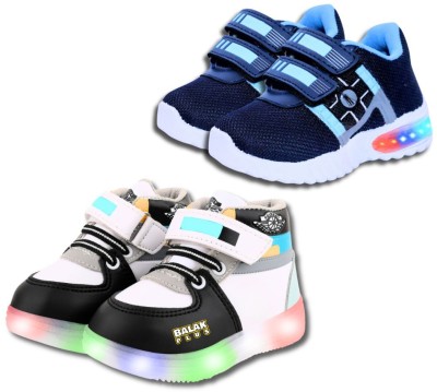 Balakplus Boys & Girls Velcro Sneakers(Multicolor, 6-7 Years)