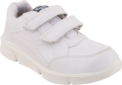 Stanfield Boys & Girls Velcro Casual Shoes(White)