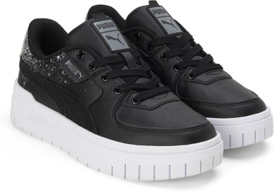 PUMA Girls Lace Sneakers(Black)