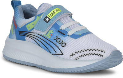 Jojo Shoes Boys & Girls Velcro Walking Shoes(Blue, 2.5-3 Years)
