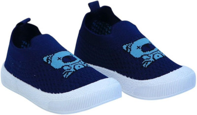 Zordik Avengers Boys & Girls Slip on Sneakers(Blue, 3 to 7 Years)