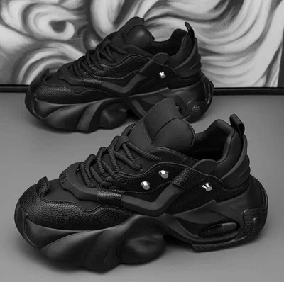 K' Footlance Boys Lace Sneakers(Black, 16 Years & Above)