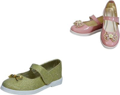 New Collection Girls Velcro Casual Boots(Multicolor, 6.5-7 Years)