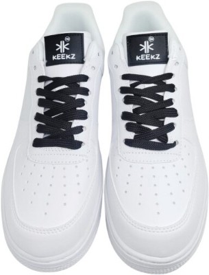 keekz Boys & Girls Lace Sneakers(White)