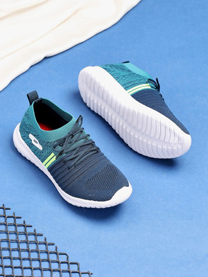 TRASE Boys & Girls Lace Running Shoes(Dark Blue, 8-9 Years)