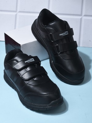 LIBERTY Boys & Girls Velcro Casual Shoes(Black)