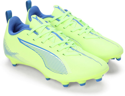 PUMA Boys & Girls Lace Football Shoes(Yellow, 9 - 10 Years)