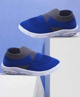 Muskan Boys & Girls Slip on Sneakers(Blue)