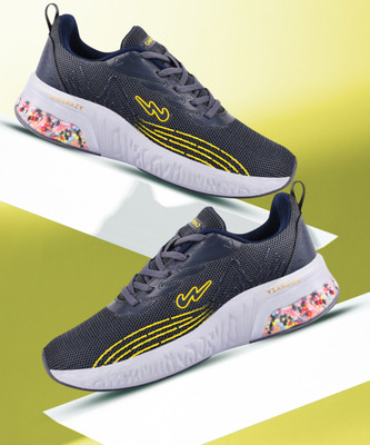 CAMPUS Boys & Girls Lace Running Shoes(Grey, 9 - 10 Years)