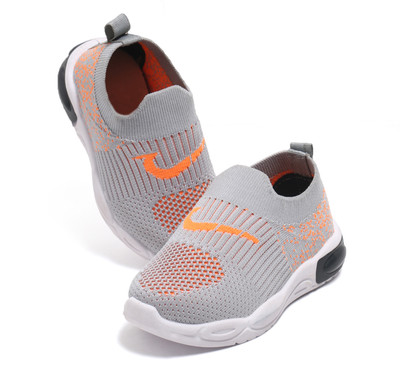 LR Comfort Choice Boys Slip on Running Shoes(Grey, 3-3.5 Years)