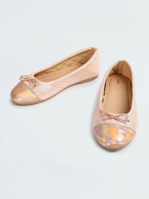 MAX Girls Slip on Ballerinas(Pink)