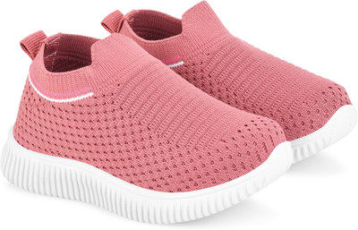 kats Boys & Girls Slip on Walking Shoes(Pink, 2-2.5 YEARS)