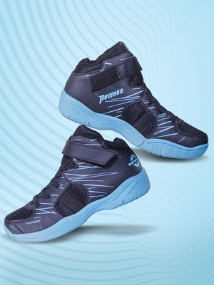 NIVIA Boys Velcro Running Shoes(Black, 7.5-8 Years)