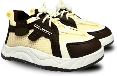 gigahertz Boys & Girls Drawstring Sneakers(Brown, 3.5 - 4 years)