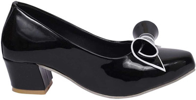 Mukunda Footwear Girls Slip on Ballerinas(Black, 11 - 12 Years)