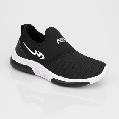 World Wear Footwear Boys Lace Running Shoes(Black, 7.5-8 YEARS)