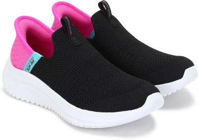 Skechers Girls Slip on Sneakers(Black, 6 to 7 yrs)