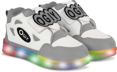 jootiyapa Boys & Girls Velcro Walking Shoes(Grey, 18-24 Months)