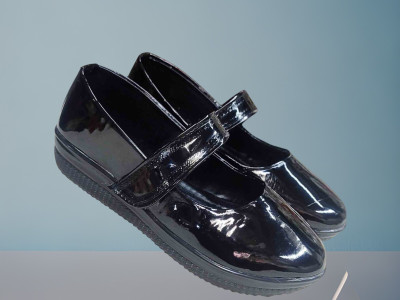 NEWLATESTGOODLOOKING & PERFECTFEELING WITH DEVICE Girls Velcro School Shoes(Black, 8-8.5 year)