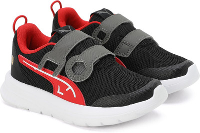 PUMA Ferrari Evolve PTC V PS Boys & Girls Velcro Sneakers(Black, 8 - 9 Years)