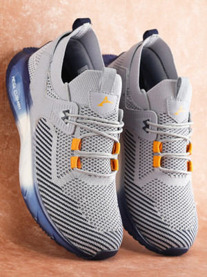 Abros Boys Lace Running Shoes(Grey, 2.5-3Y)
