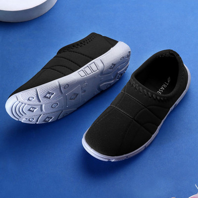 TRASE Girls Slip on Ballerinas(Black, 10-11 Years)