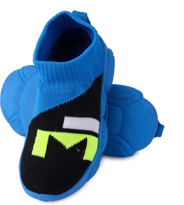 myau Boys & Girls Slip on Walking Shoes(Blue)