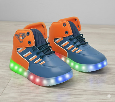 BOOMER CUBS Boys & Girls Velcro Sneakers(Multicolor, 2.5-3 Years)