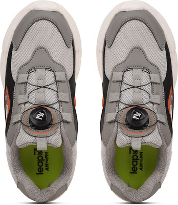 LIBERTY Boys Slip on Walking Shoes(Grey, 7-8 Years)